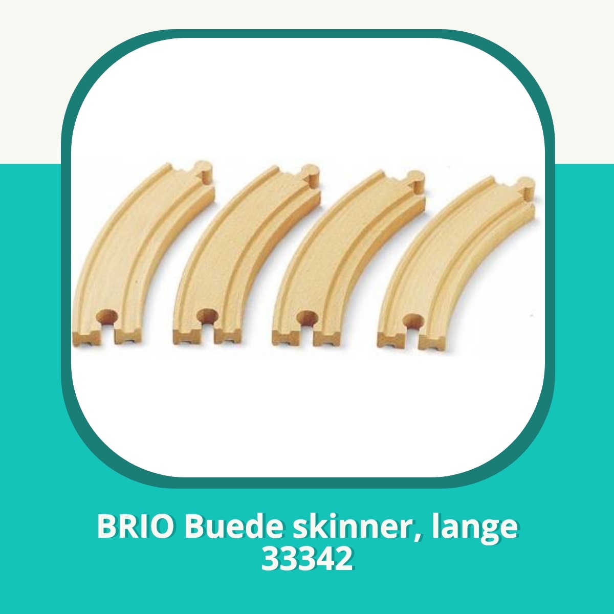 Anmeldelse af BRIO Buede skinner, lange 33342