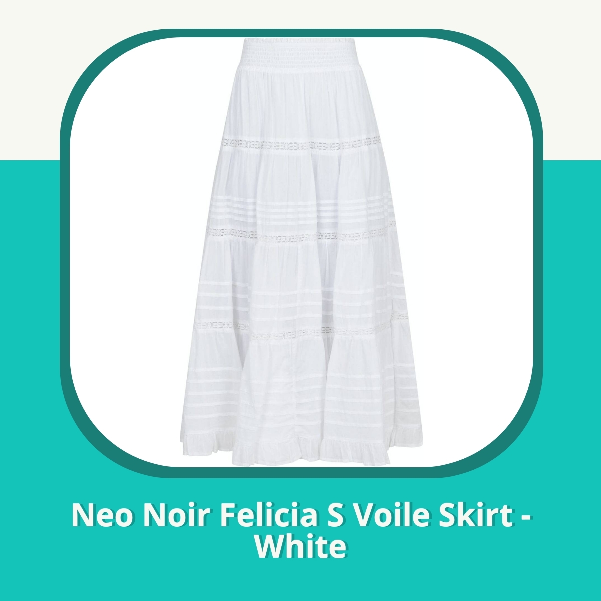 Anmeldelse af Neo Noir Felicia S Voile Skirt - White