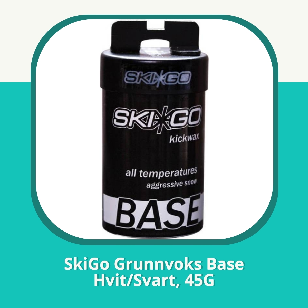 Anmeldelse af SkiGo Grunnvoks Base Hvit/Svart, 45G