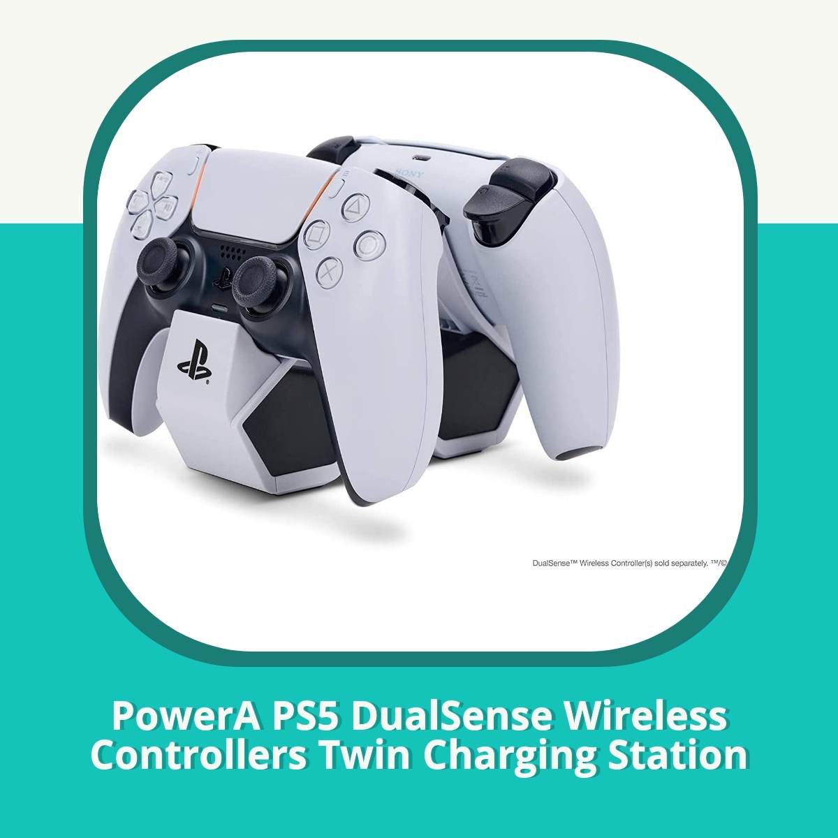Anmeldelse af PowerA PS5 DualSense Wireless Controllers Twin Charging Station