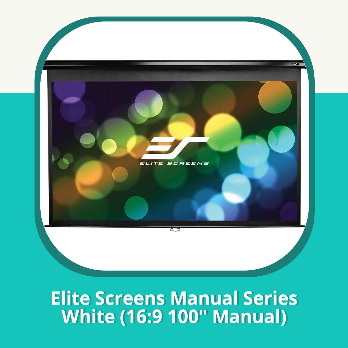 Anmeldelse af Elite Screens Manual Series White (16:9 100