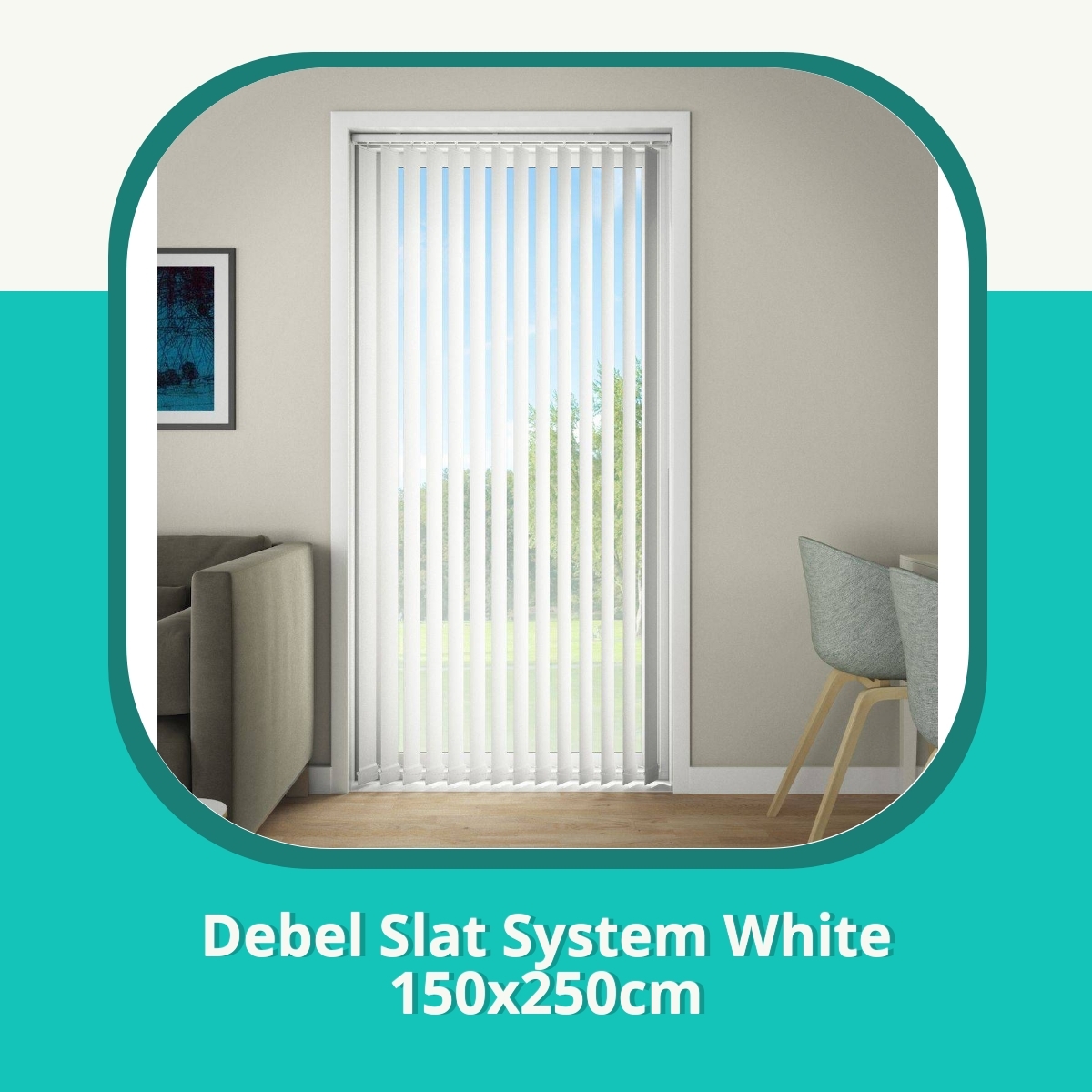 Anmeldelse af Debel Slat System White 150x250cm