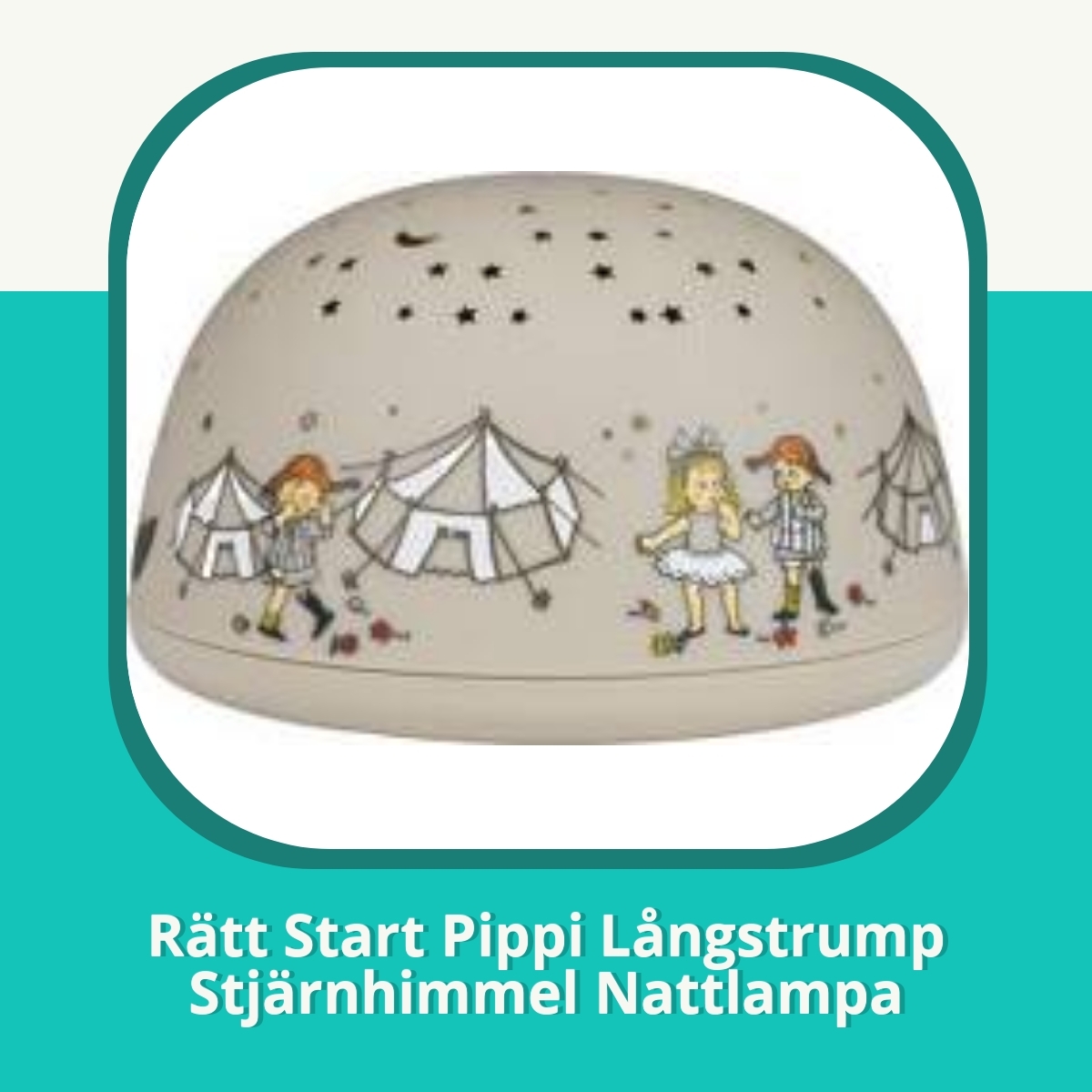 Recension af Rätt Start Pippi Långstrump Stjärnhimmel Nattlampa