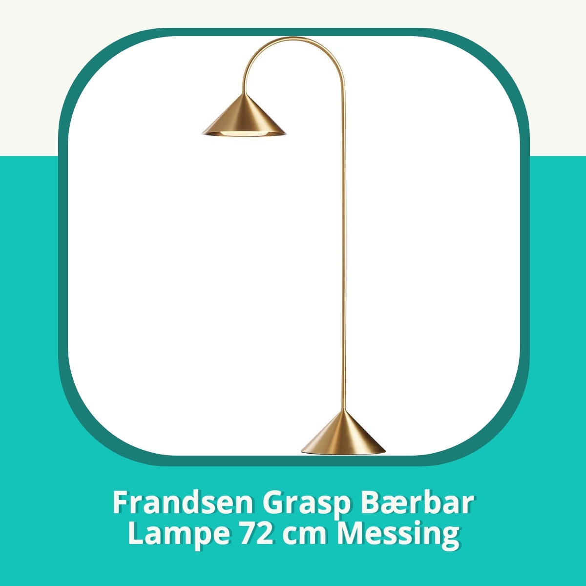 Anmeldelse af Frandsen Grasp Bærbar Lampe 72 cm Messing