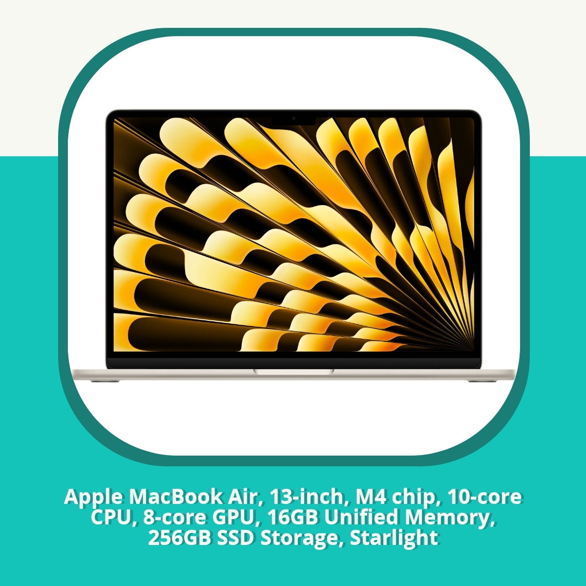 Recension af Apple MacBook Air, 13-inch, M4 chip, 10-core CPU, 8-core GPU, 16GB Unified Memory, 256GB SSD Storage, Starlight