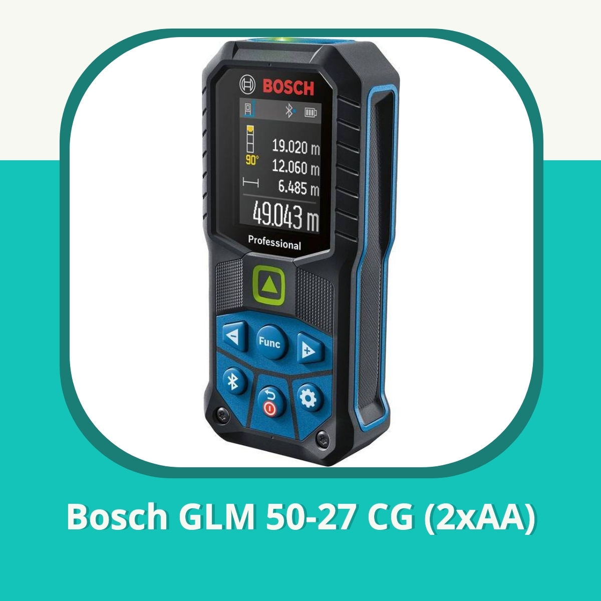 Anmeldelse af Bosch GLM 50-27 CG (2xAA)