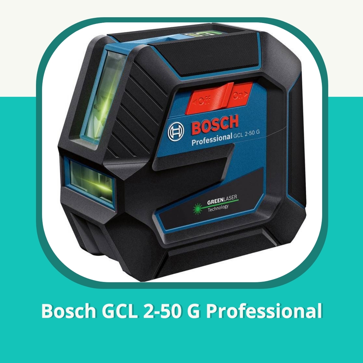Anmeldelse af Bosch GCL 2-50 G Professional