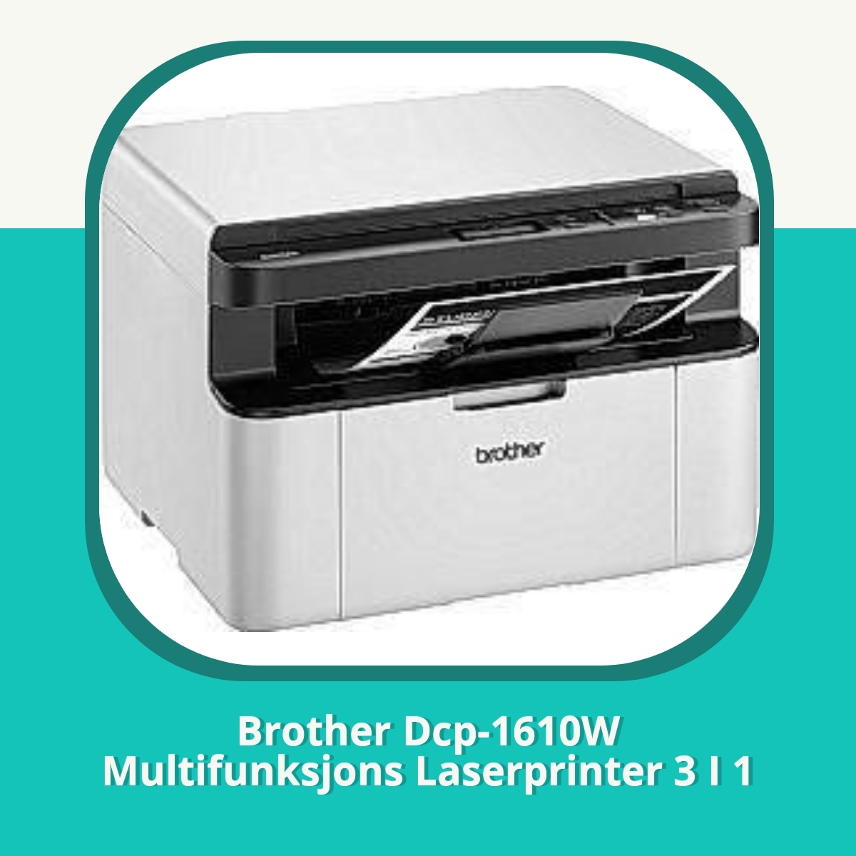 Anmeldelse af Brother Dcp-1610W Multifunksjons Laserprinter 3 I 1