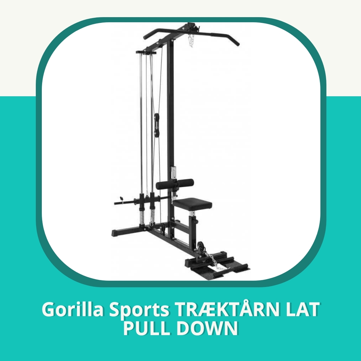 Anmeldelse af Gorilla Sports TRÆKTÅRN LAT PULL DOWN
