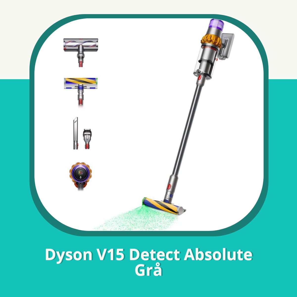 Anmeldelse af Dyson V15 Detect Absolute Grå