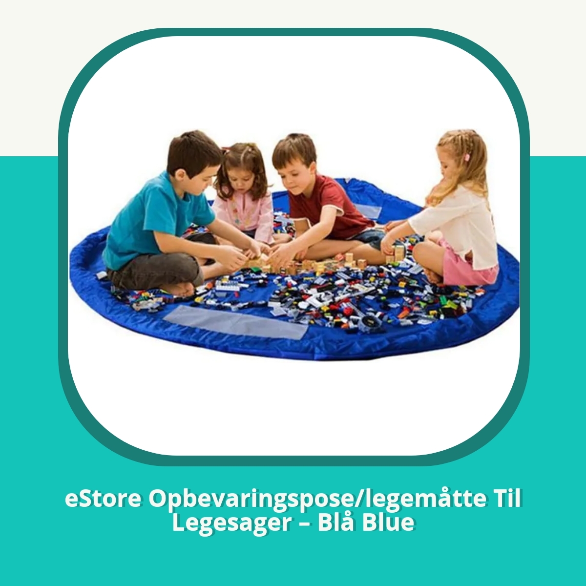 Anmeldelse af eStore Opbevaringspose/legemåtte Til Legesager – Blå Blue