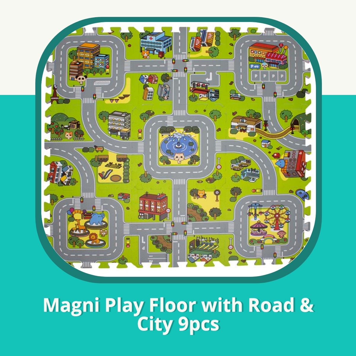Anmeldelse af Magni Play Floor with Road & City 9pcs