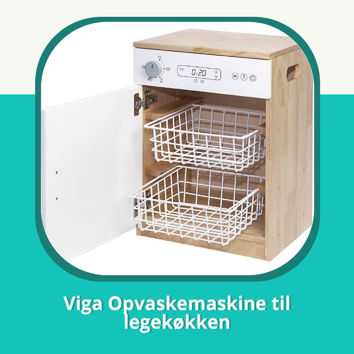 Anmeldelse af Viga Opvaskemaskine til legekøkken