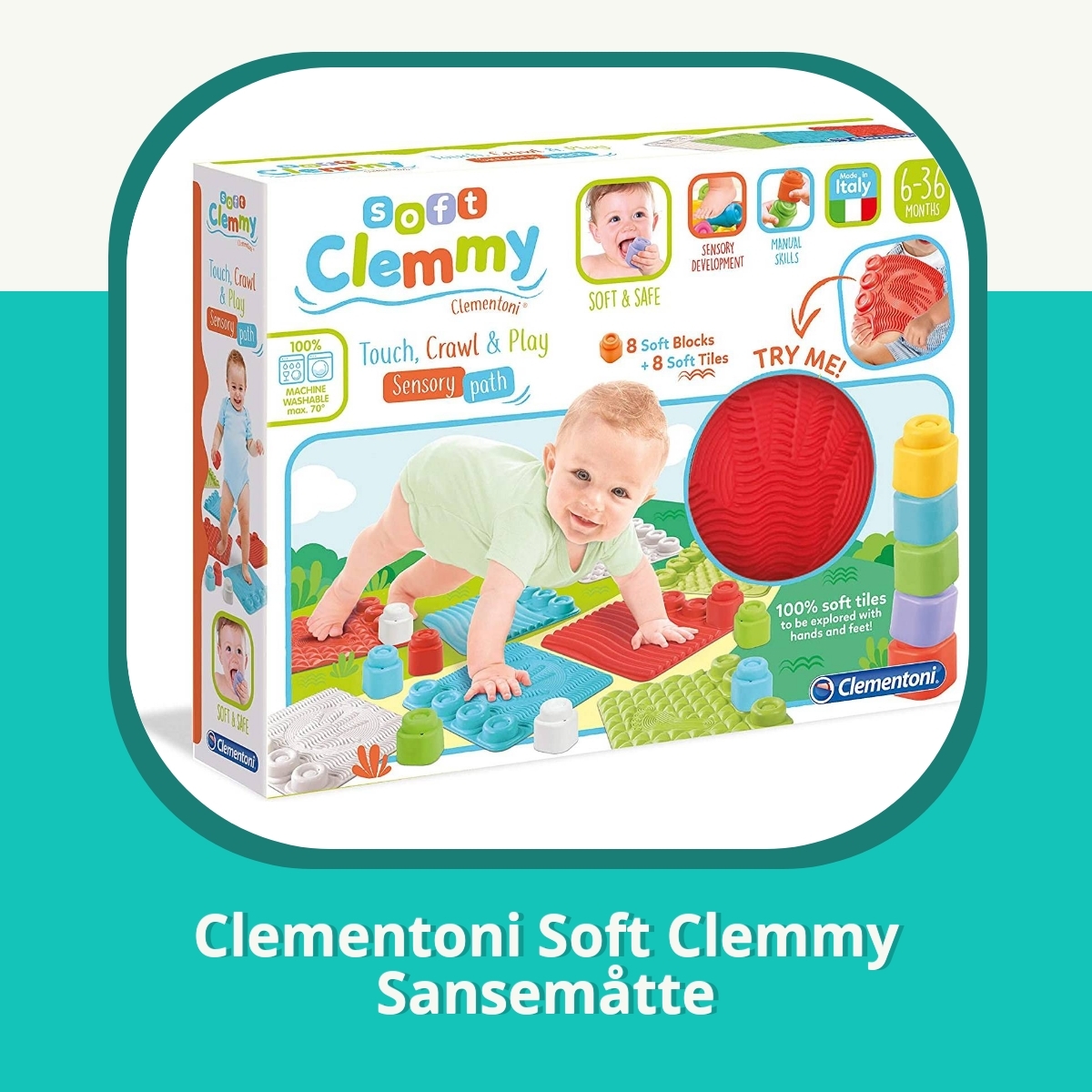 Anmeldelse af Clementoni Soft Clemmy Sansemåtte