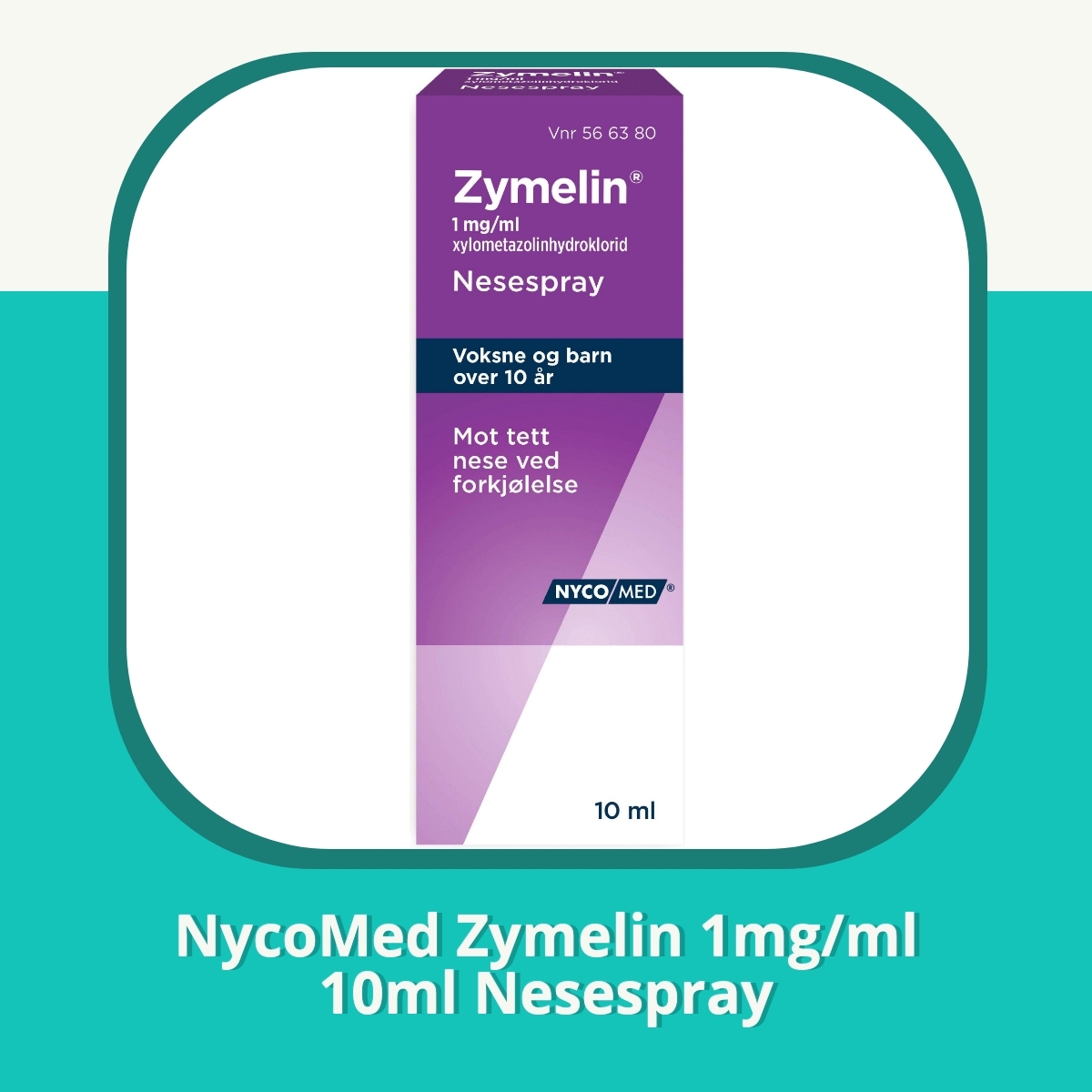 Anmeldelse af NycoMed Zymelin 1mg/ml 10ml Nesespray