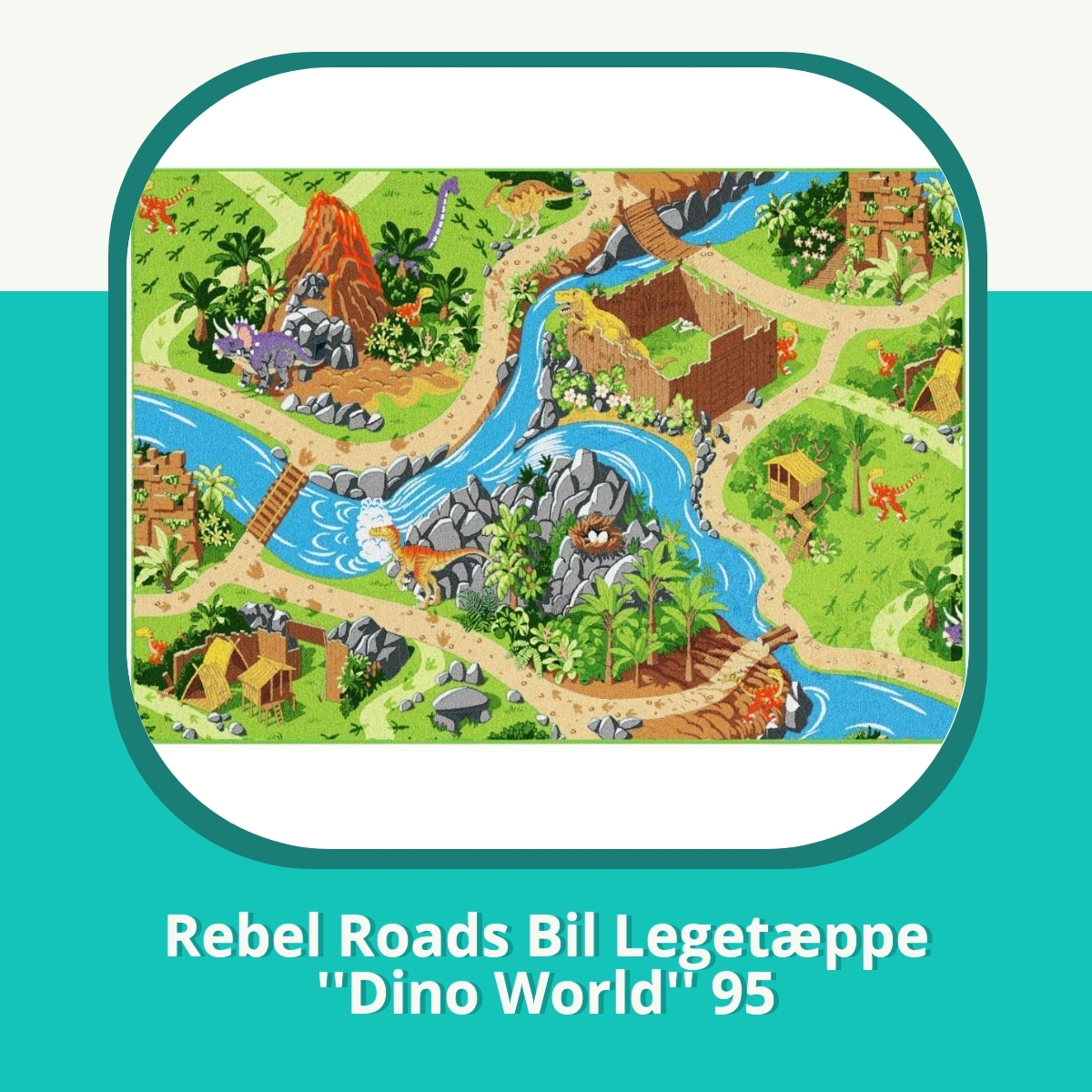Anmeldelse af Rebel Roads Bil Legetæppe ''Dino World'' 95