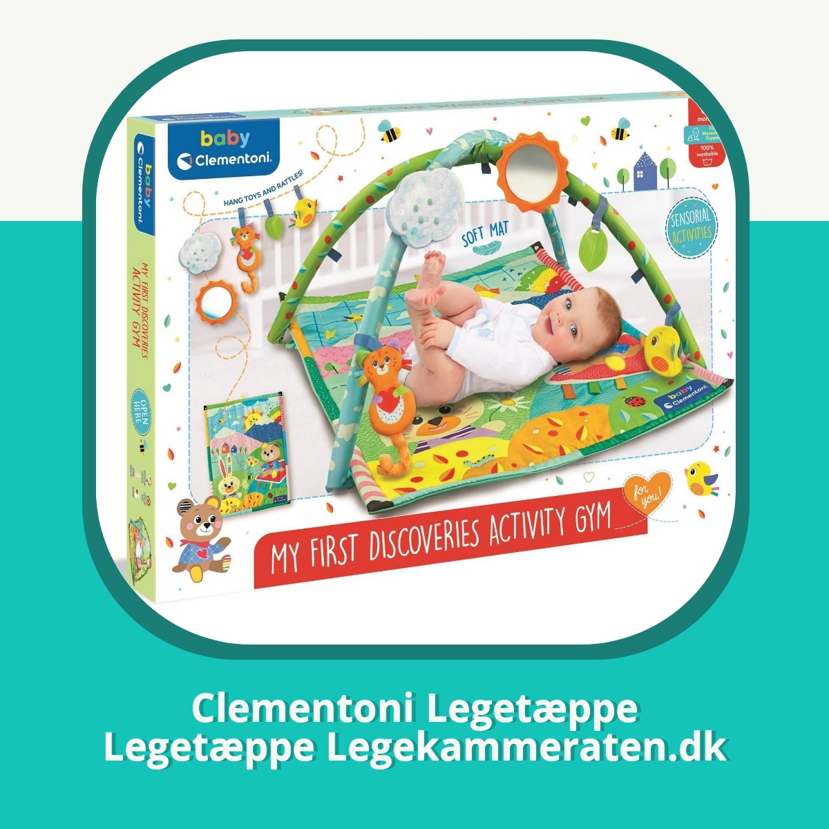 Anmeldelse af Clementoni Legetæppe Legetæppe Legekammeraten.dk