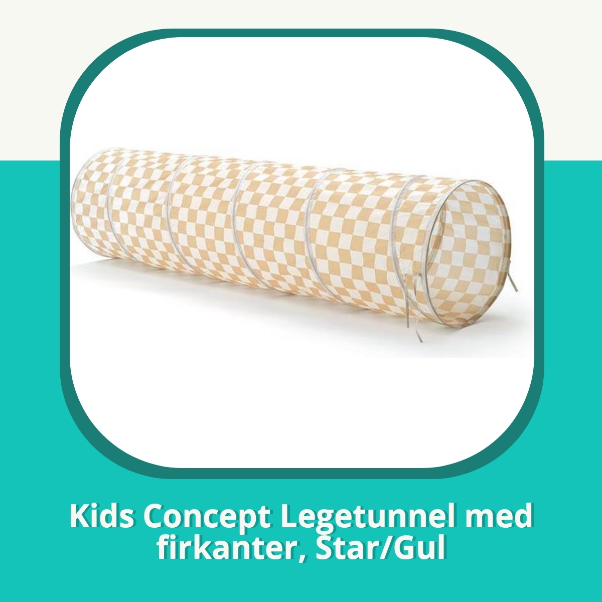 Anmeldelse af Kids Concept Legetunnel med firkanter, Star/Gul