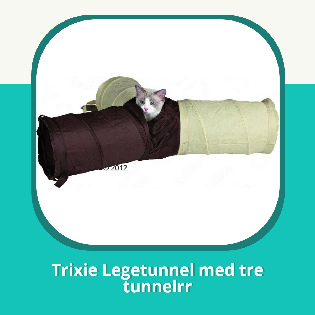 Anmeldelse af Trixie Legetunnel med tre tunnelrr