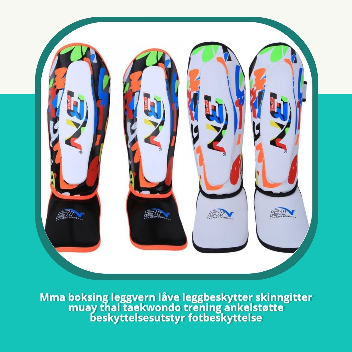 Anmeldelse af Mma boksing leggvern låve leggbeskytter skinngitter muay thai taekwondo trening ankelstøtte beskyttelsesutstyr fotbeskyttelse
