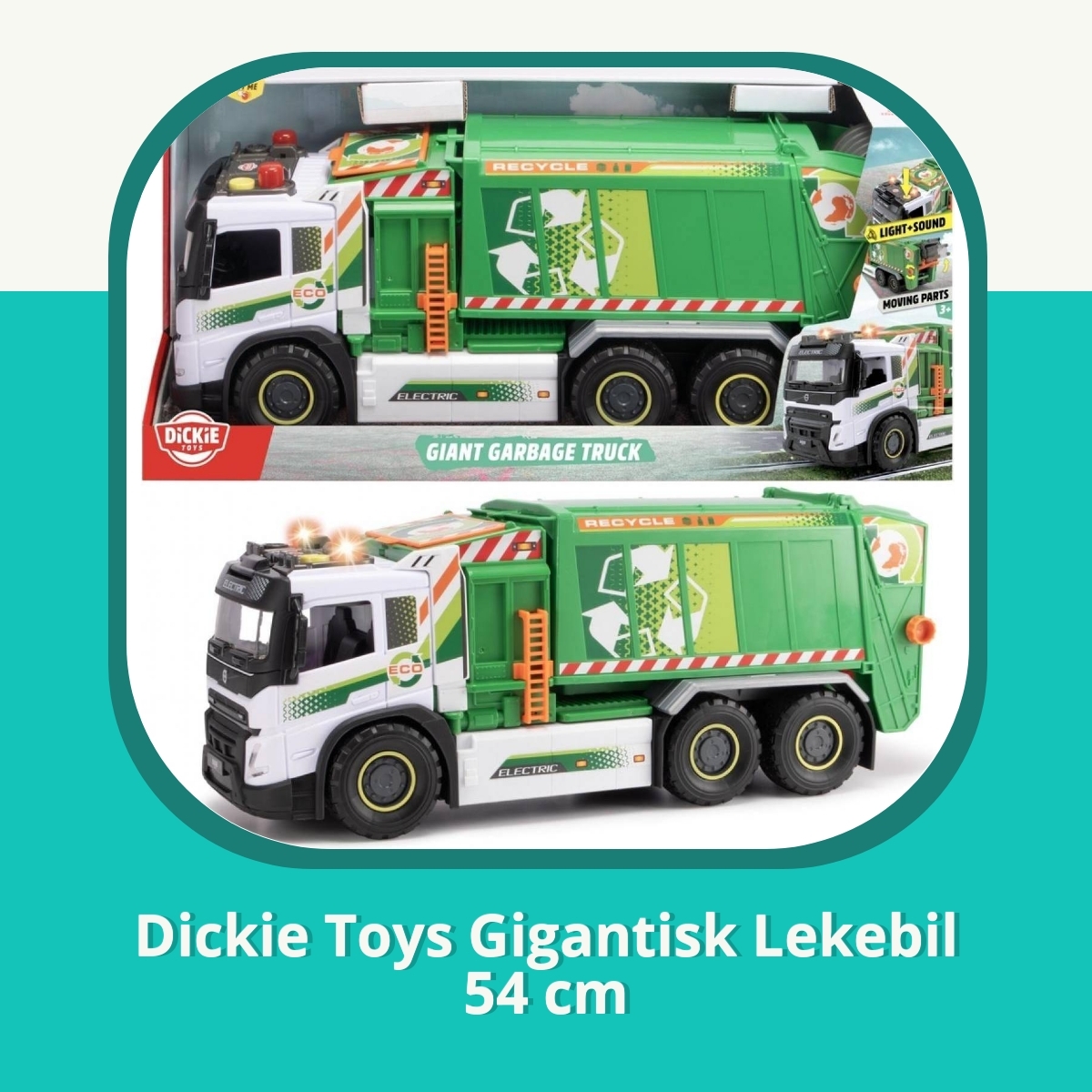 Anmeldelse Dickie Toys Gigantisk Lekebil 54 cm