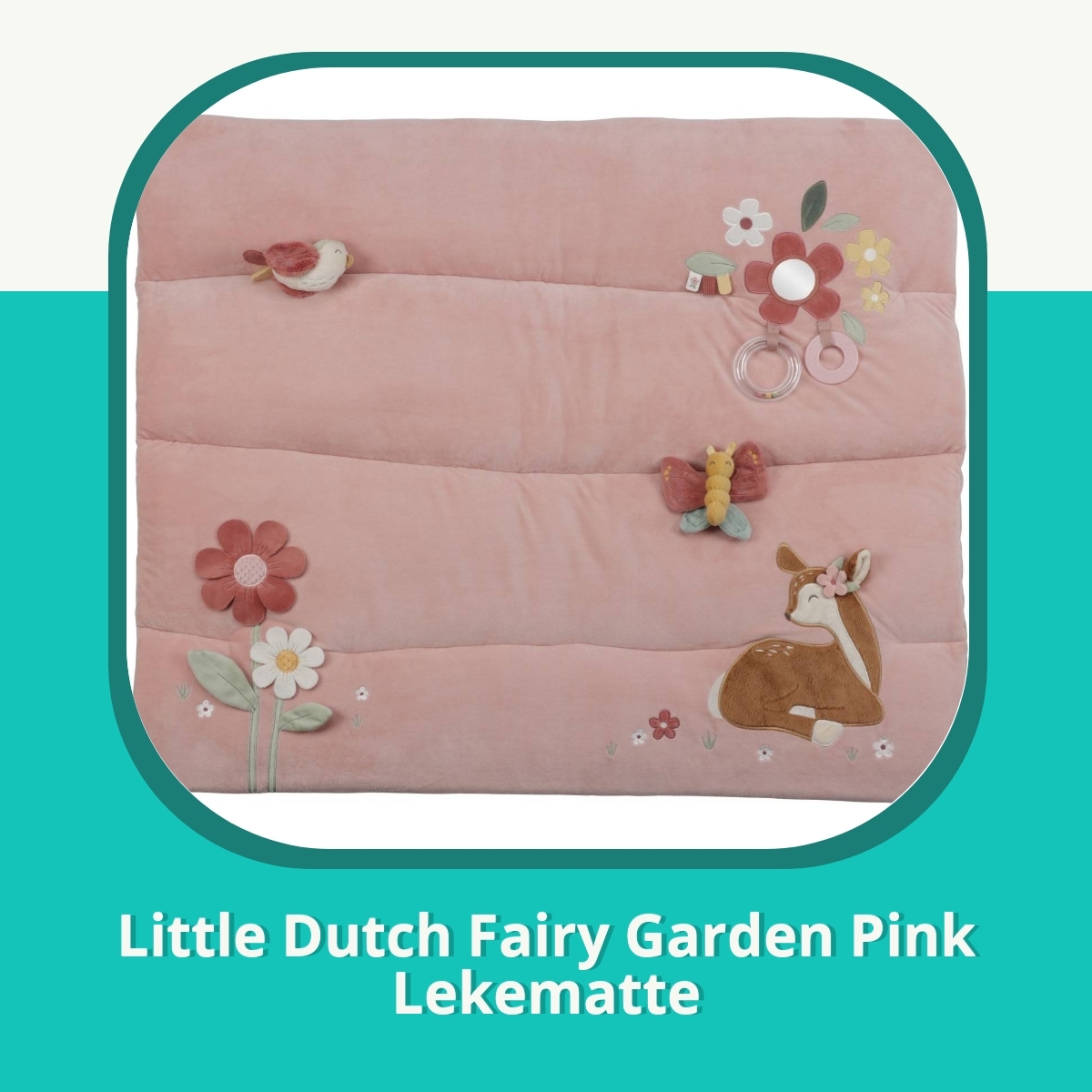 Anmeldelse af Little Dutch Fairy Garden Pink Lekematte