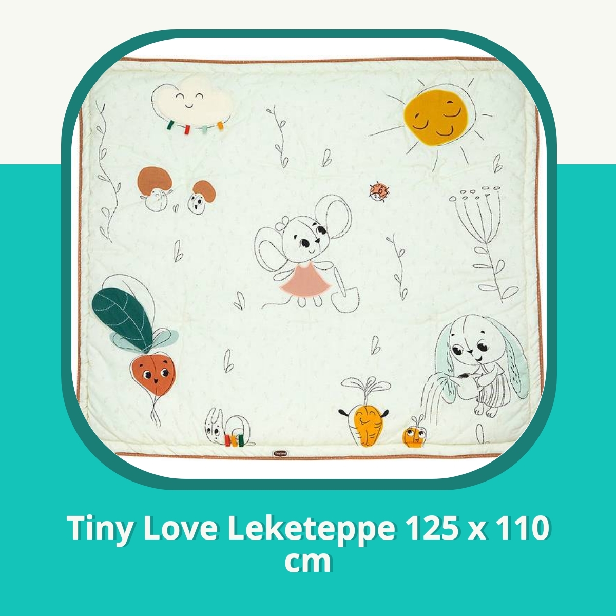 Anmeldelse af Tiny Love Leketeppe 125 x 110 cm