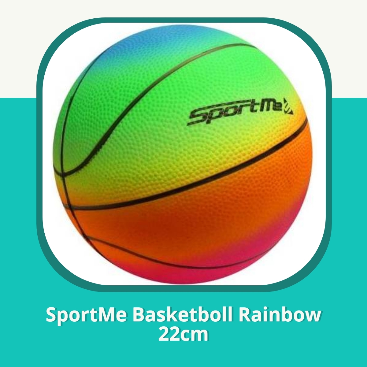 Recension af SportMe Basketboll Rainbow 22cm