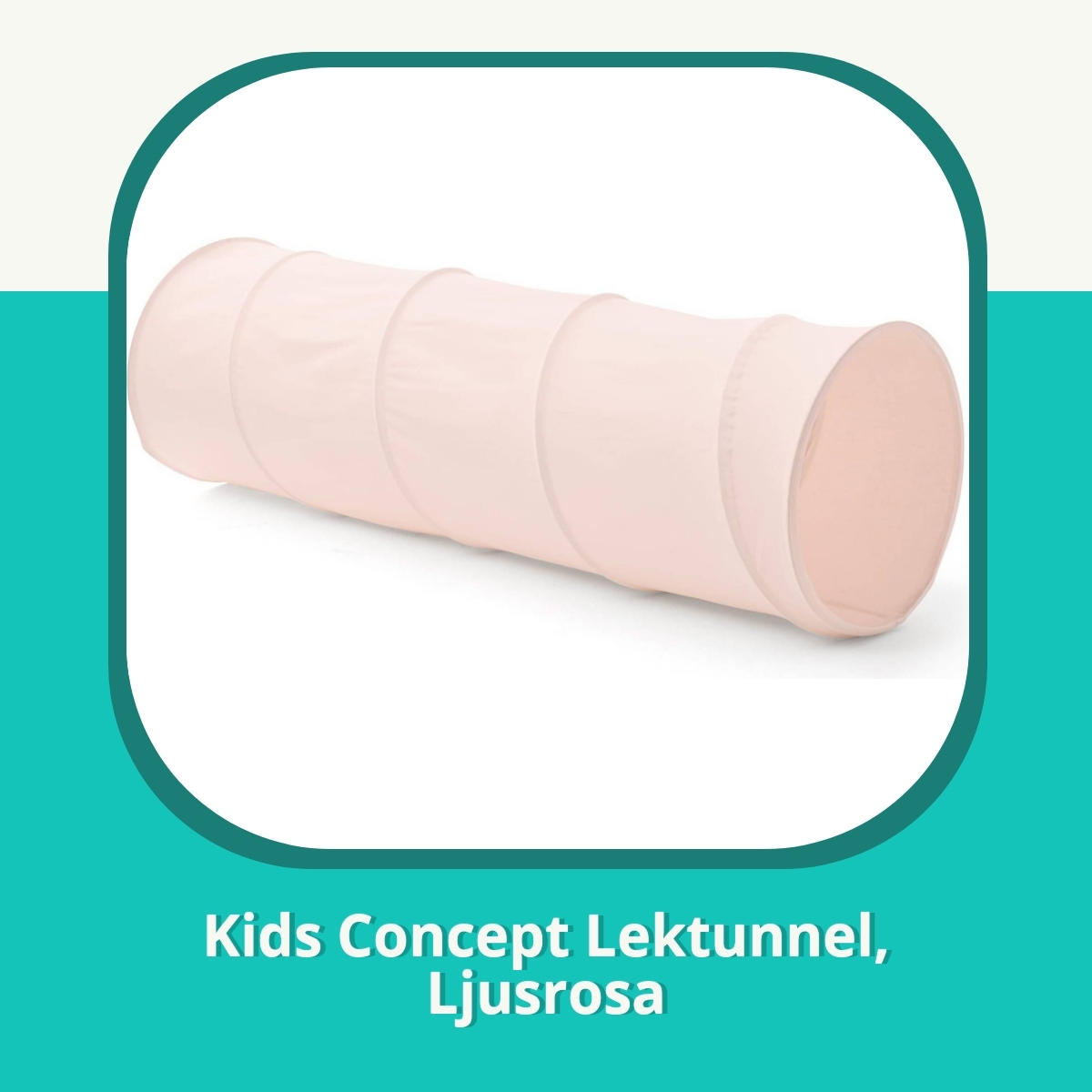 Recension af Kids Concept Lektunnel, Ljusrosa