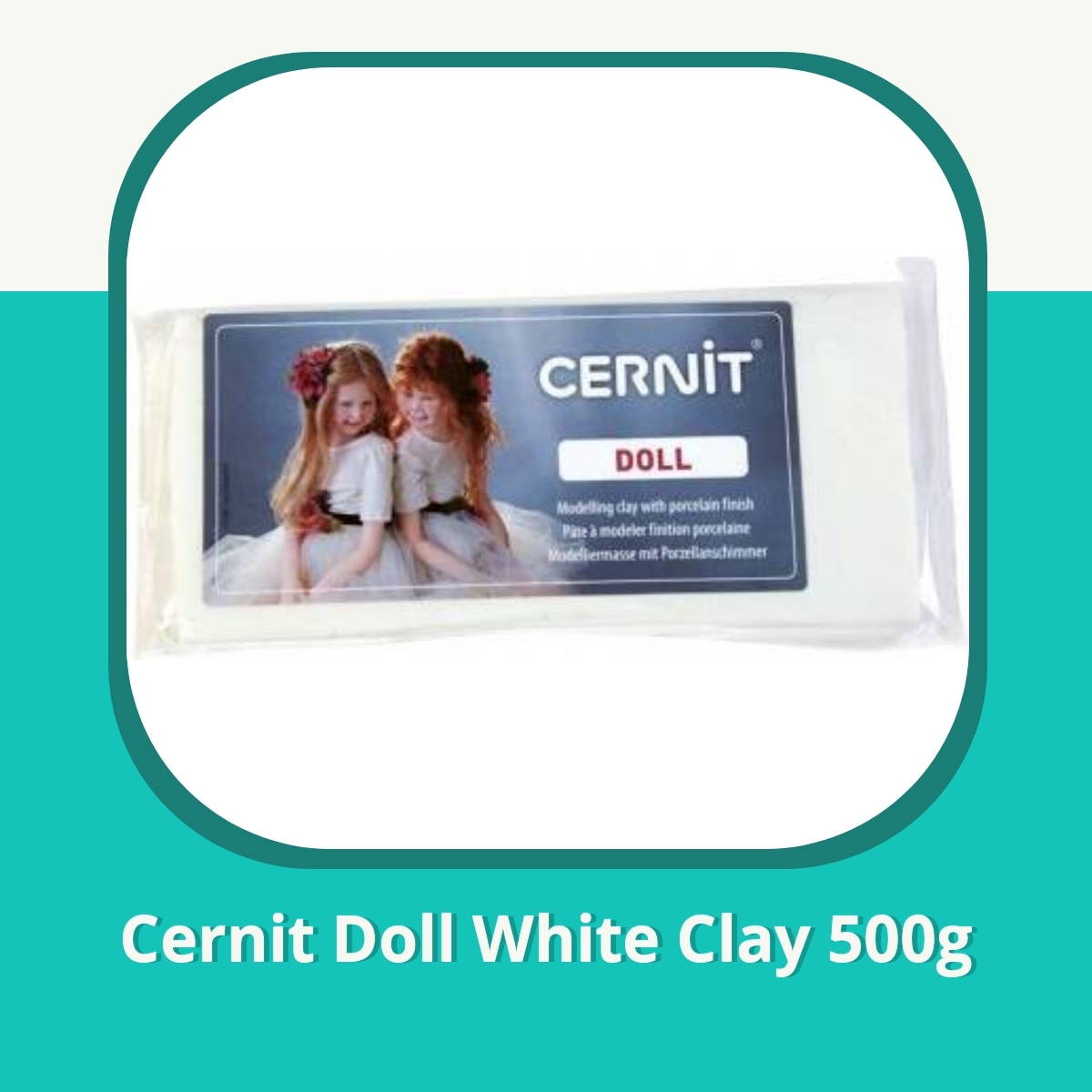 Anmeldelse af Cernit Doll White Clay 500g
