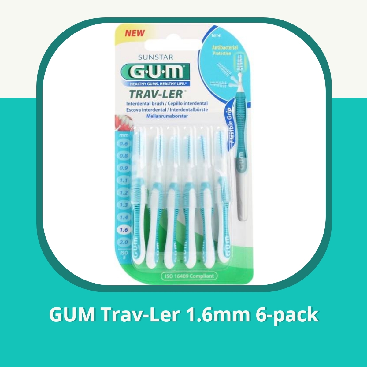 Recension af GUM Trav-Ler 1.6mm 6-pack