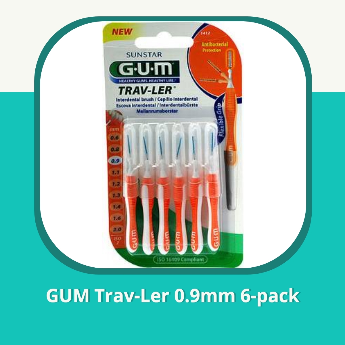 Recension af GUM Trav-Ler 0.9mm 6-pack