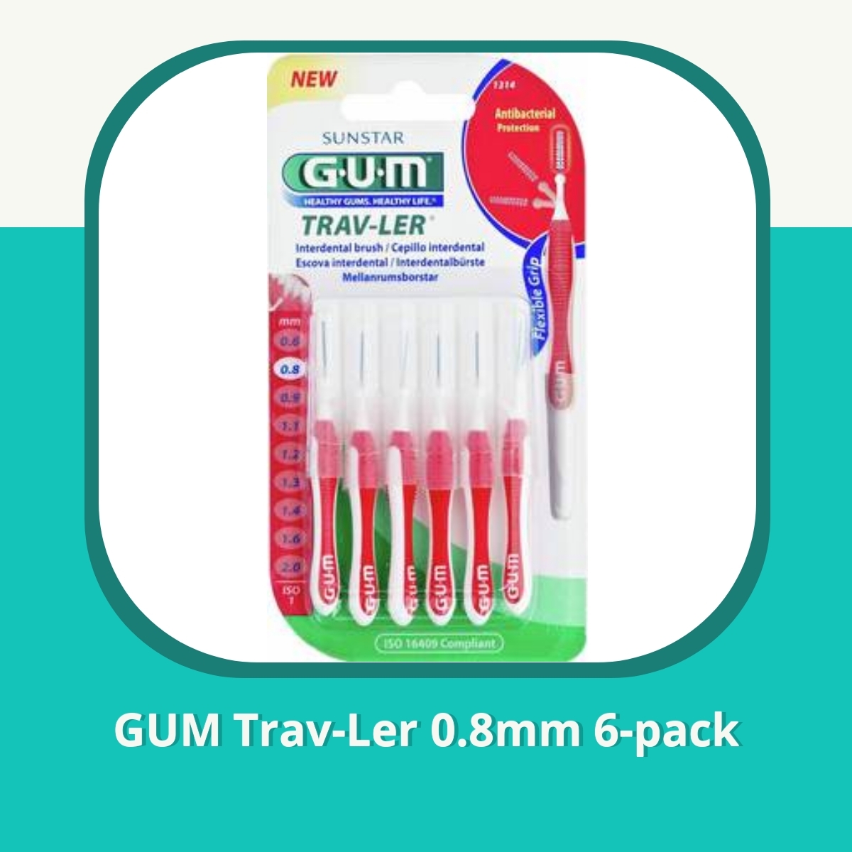 Recension af GUM Trav-Ler 0.8mm 6-pack