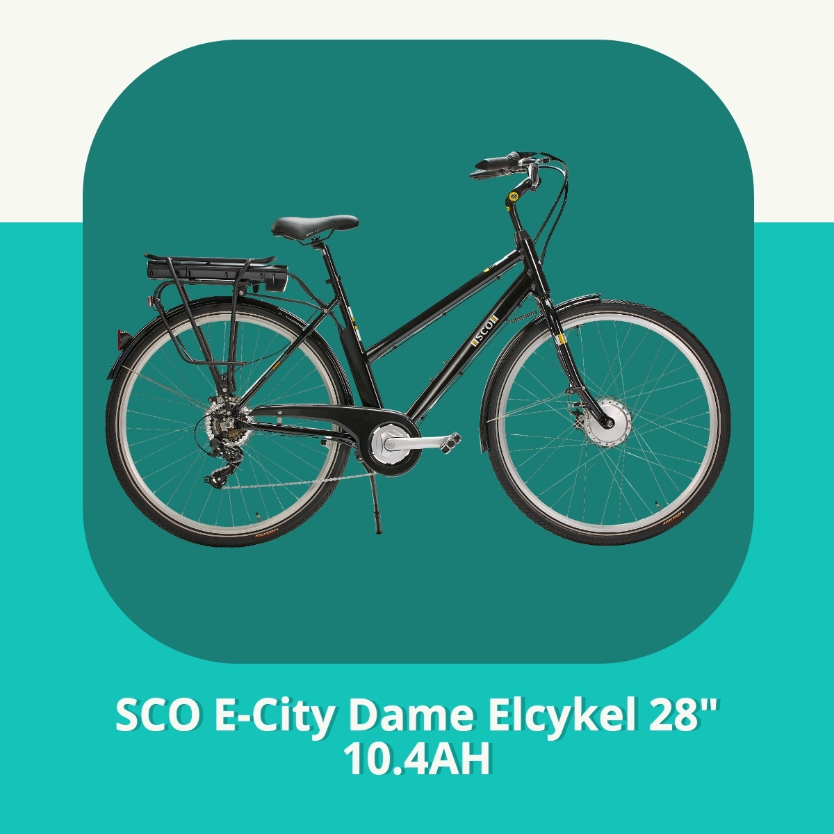 Anmeldelse af SCO E-City Dame Elcykel 28