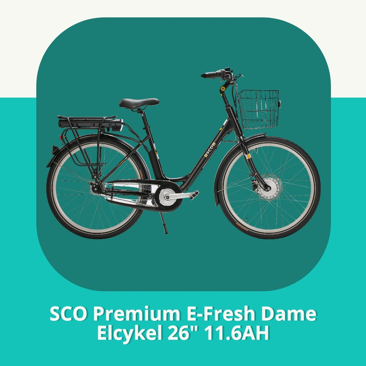 Anmeldelse af SCO Premium E-Fresh Dame Elcykel 26