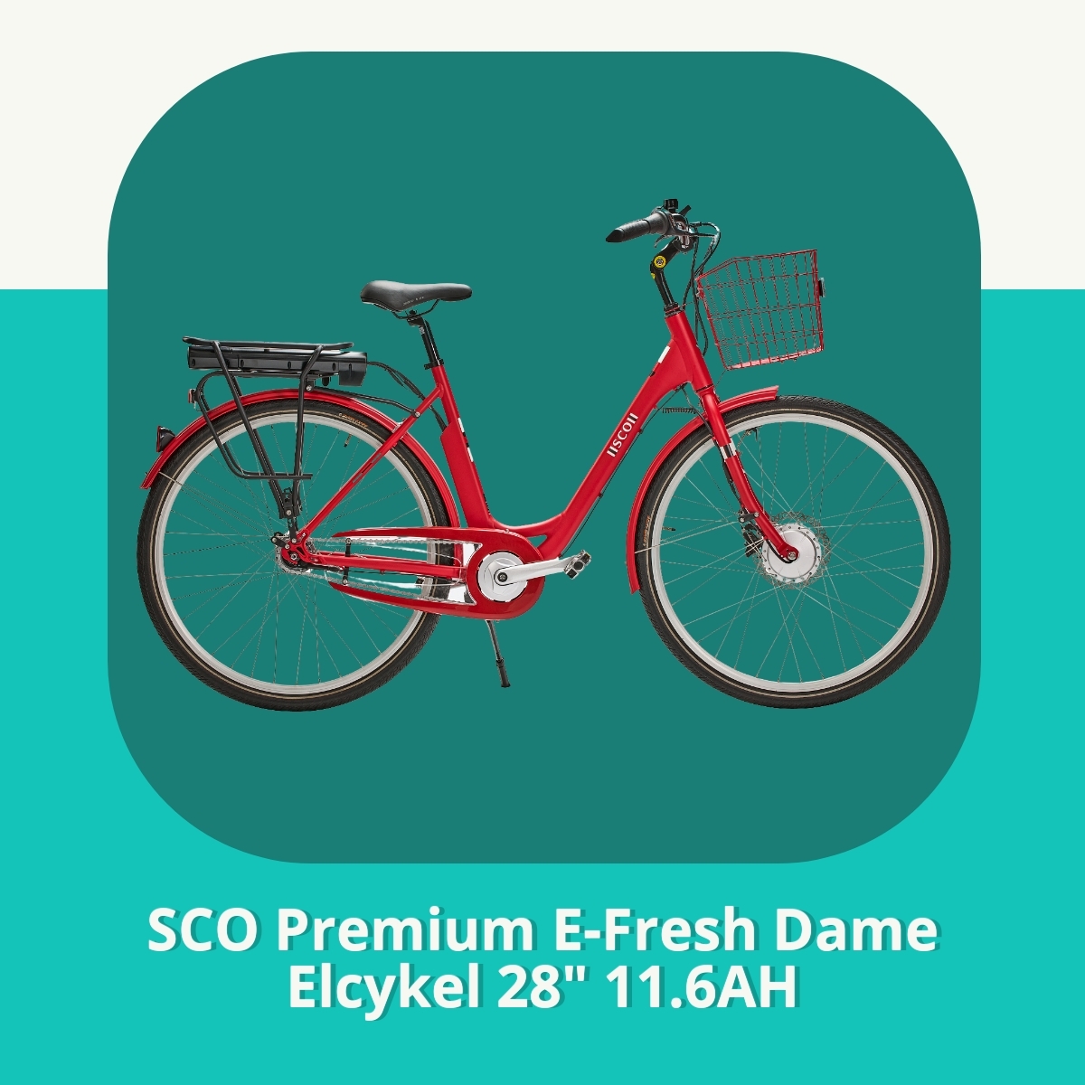 Anmeldelse af SCO Premium E-Fresh Dame Elcykel 28