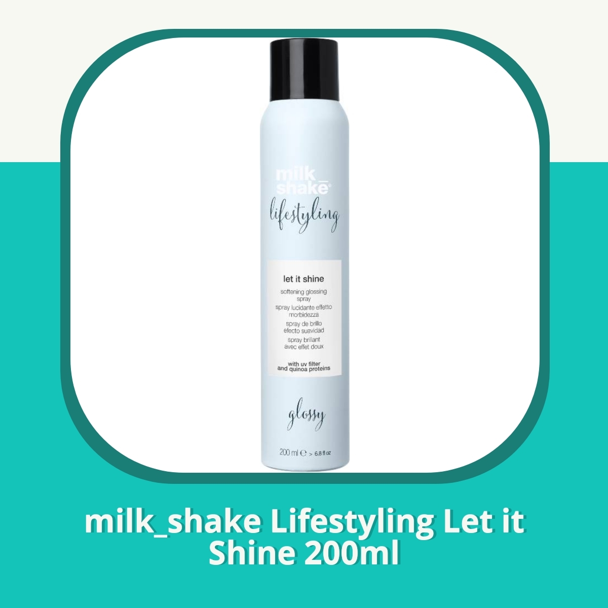Anmeldelse af milk_shake Lifestyling Let it Shine 200ml