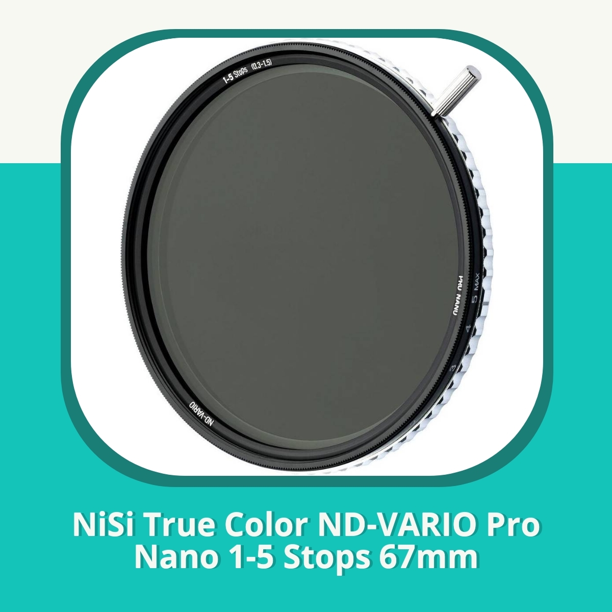 Anmeldelse af NiSi True Color ND-VARIO Pro Nano 1-5 Stops 67mm