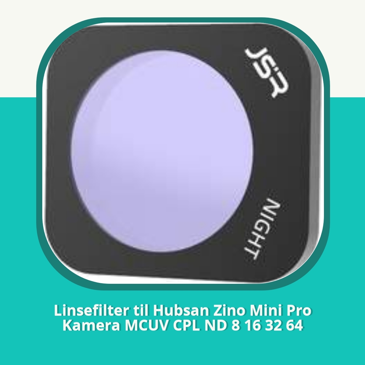 Anmeldelse af Linsefilter til Hubsan Zino Mini Pro Kamera MCUV CPL ND 8 16 32 64