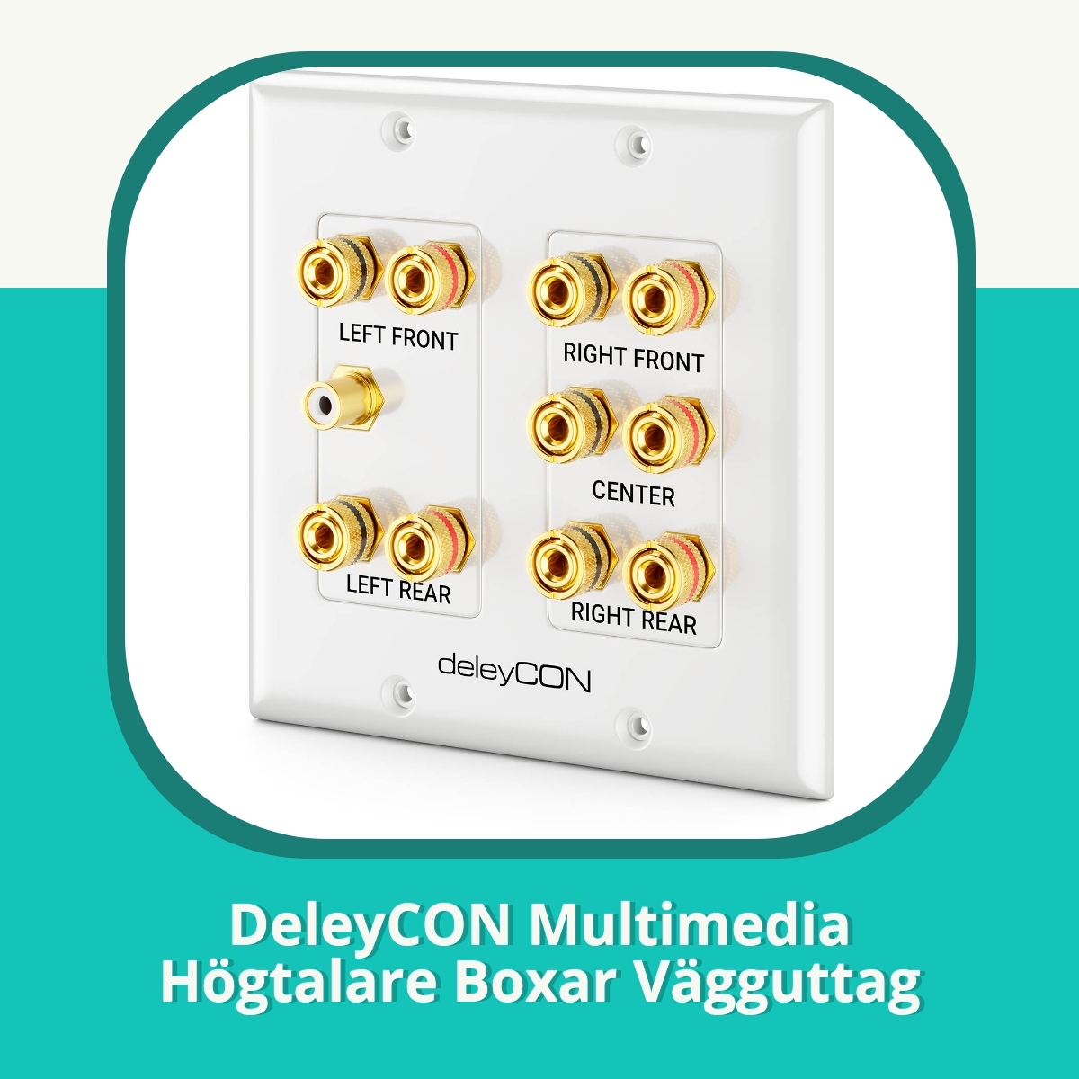 Recension af DeleyCON Multimedia Högtalare Boxar Vägguttag