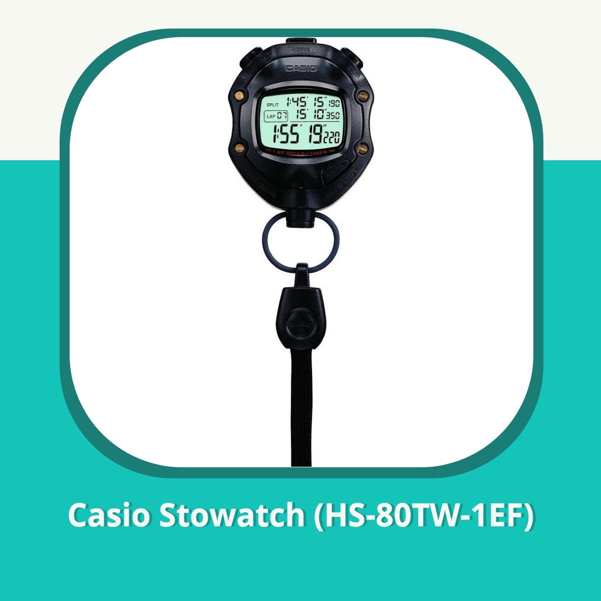Anmeldelse af Casio Stowatch (HS-80TW-1EF)