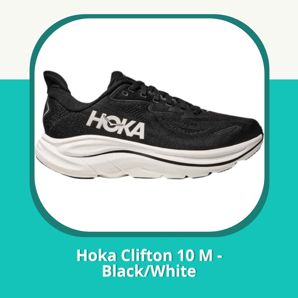 Anmeldelse af Hoka Clifton 10 M - Black/White