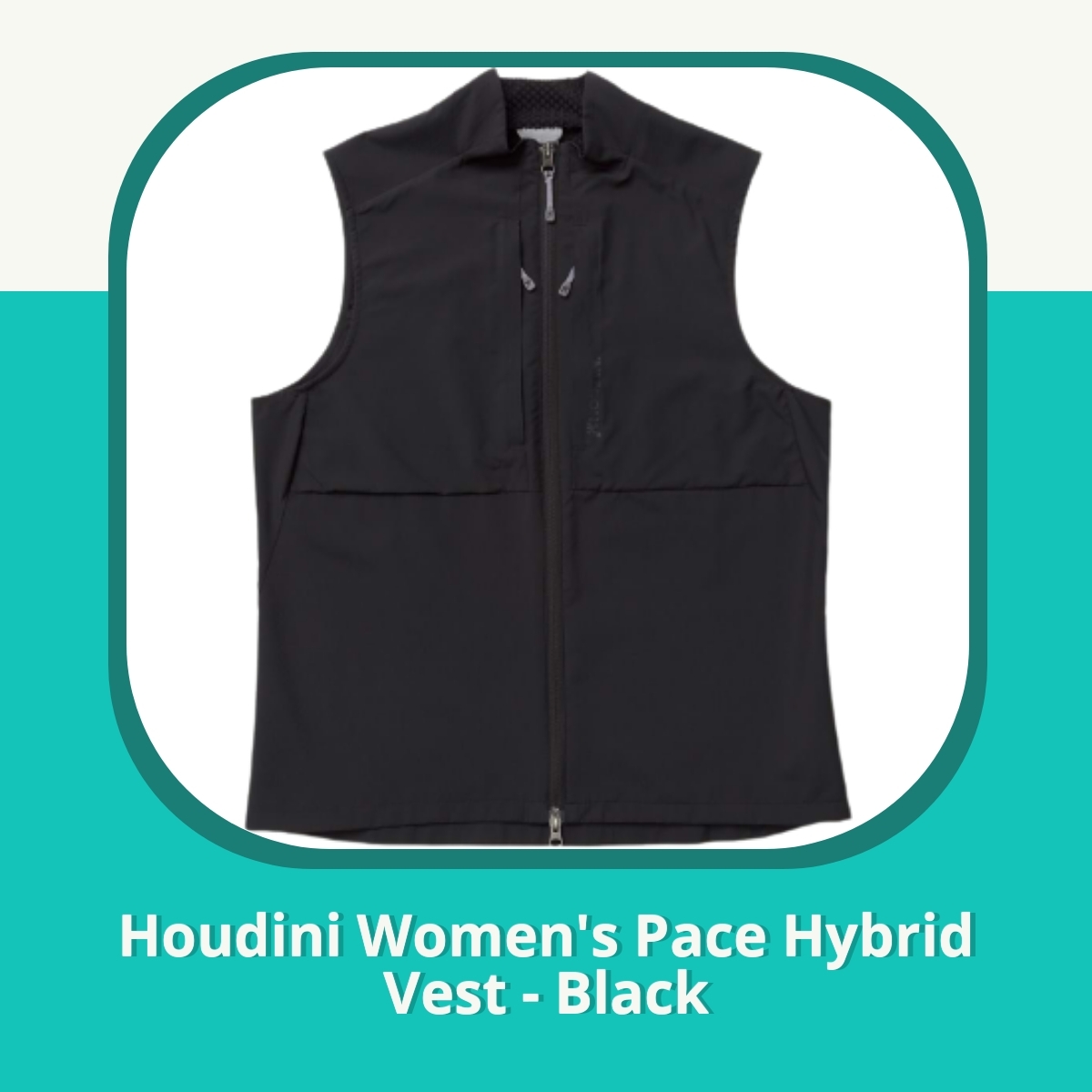 Anmeldelse af Houdini Women's Pace Hybrid Vest - Black