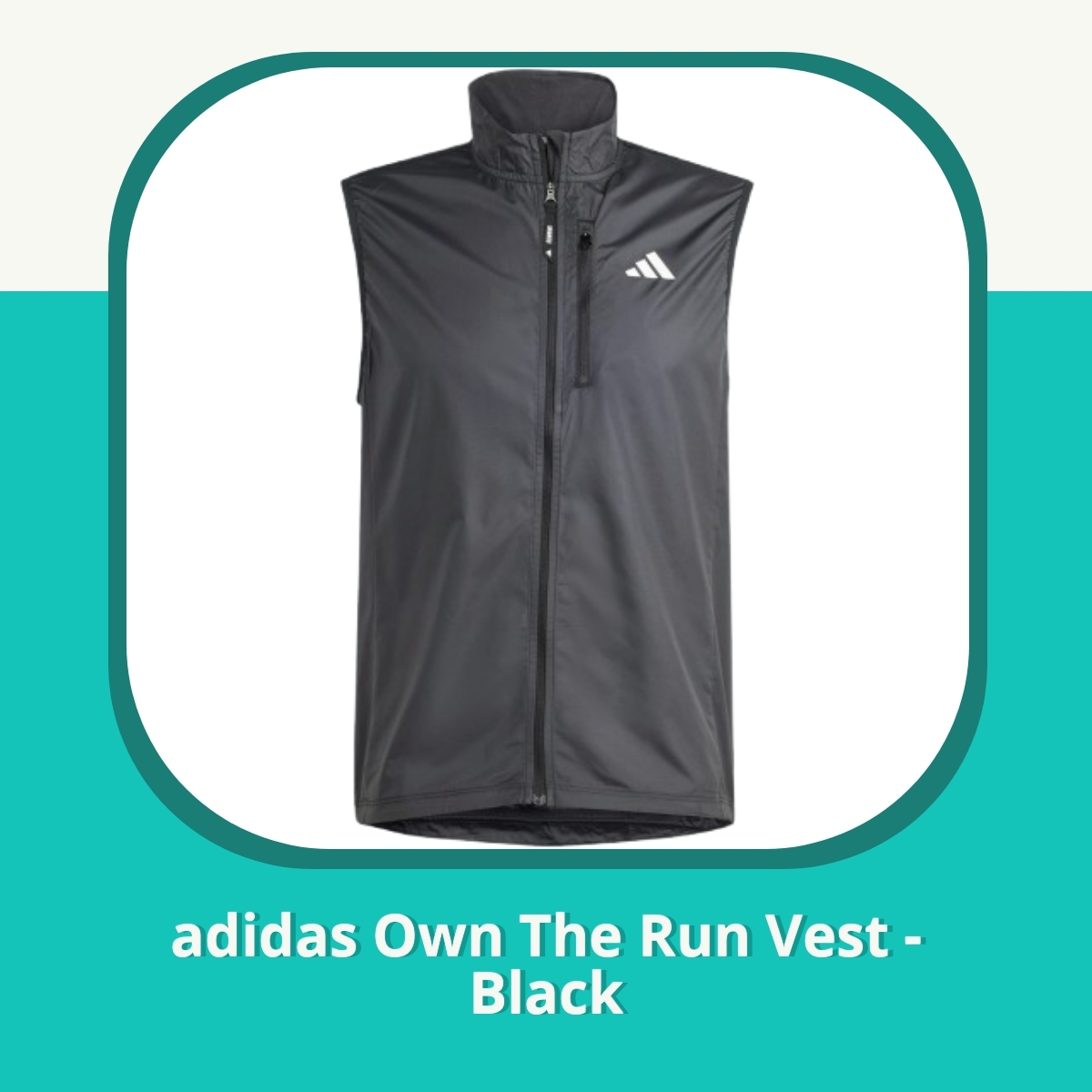 Anmeldelse af adidas Own The Run Vest - Black