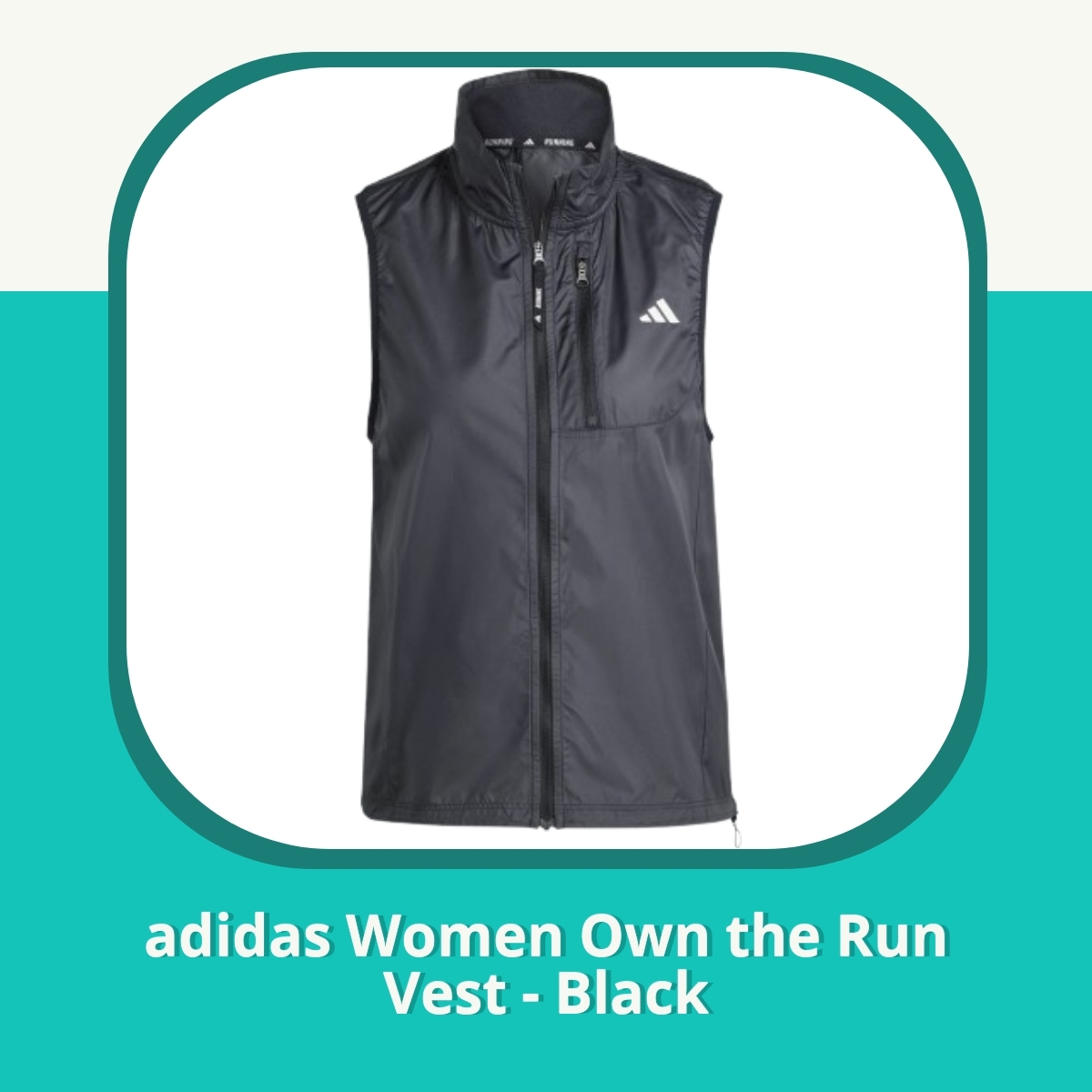 Anmeldelse af adidas Women Own the Run Vest - Black