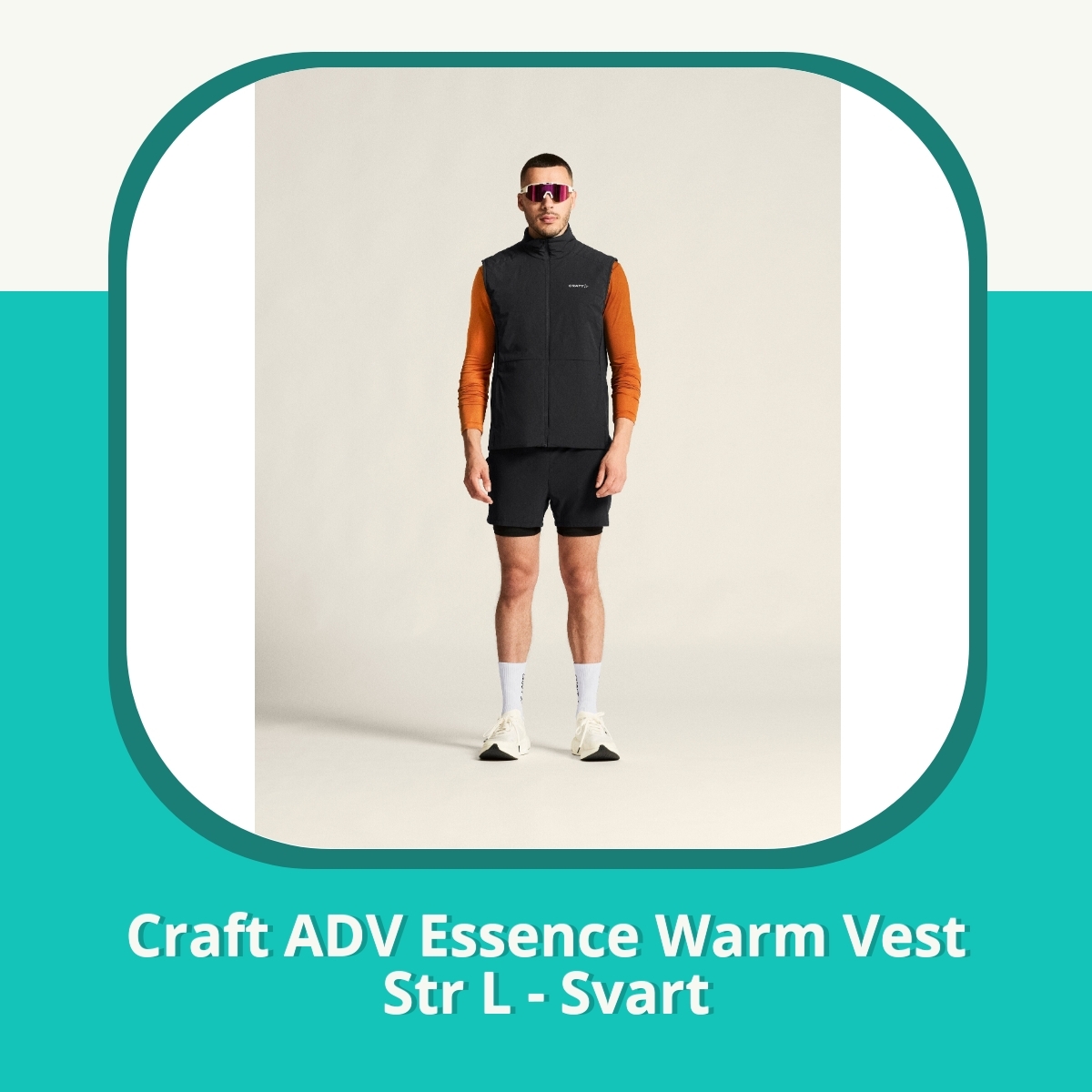 Anmeldelse af Craft ADV Essence Warm Vest Str L - Svart