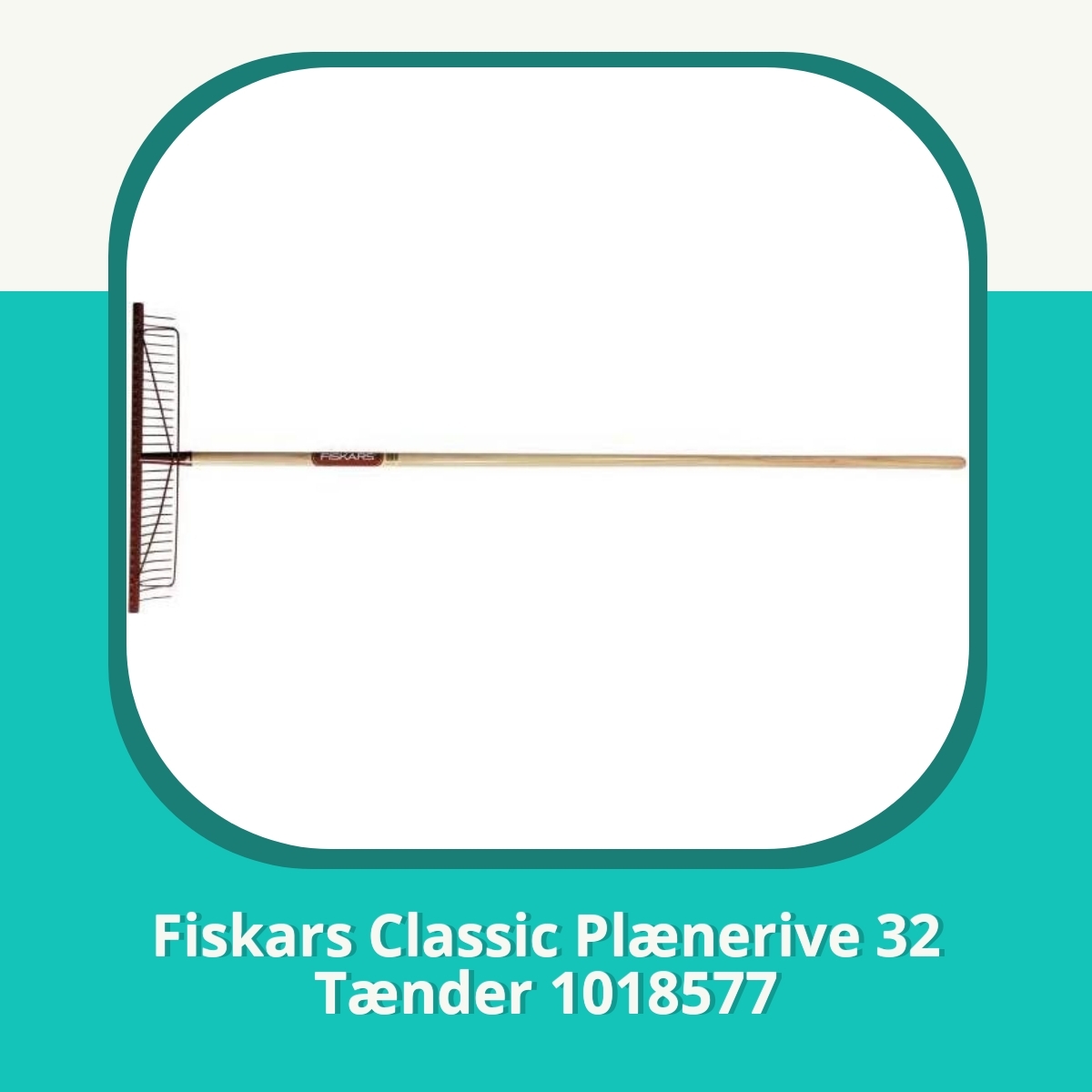 Anmeldelse af Fiskars Classic Plænerive 32 Tænder 1018577