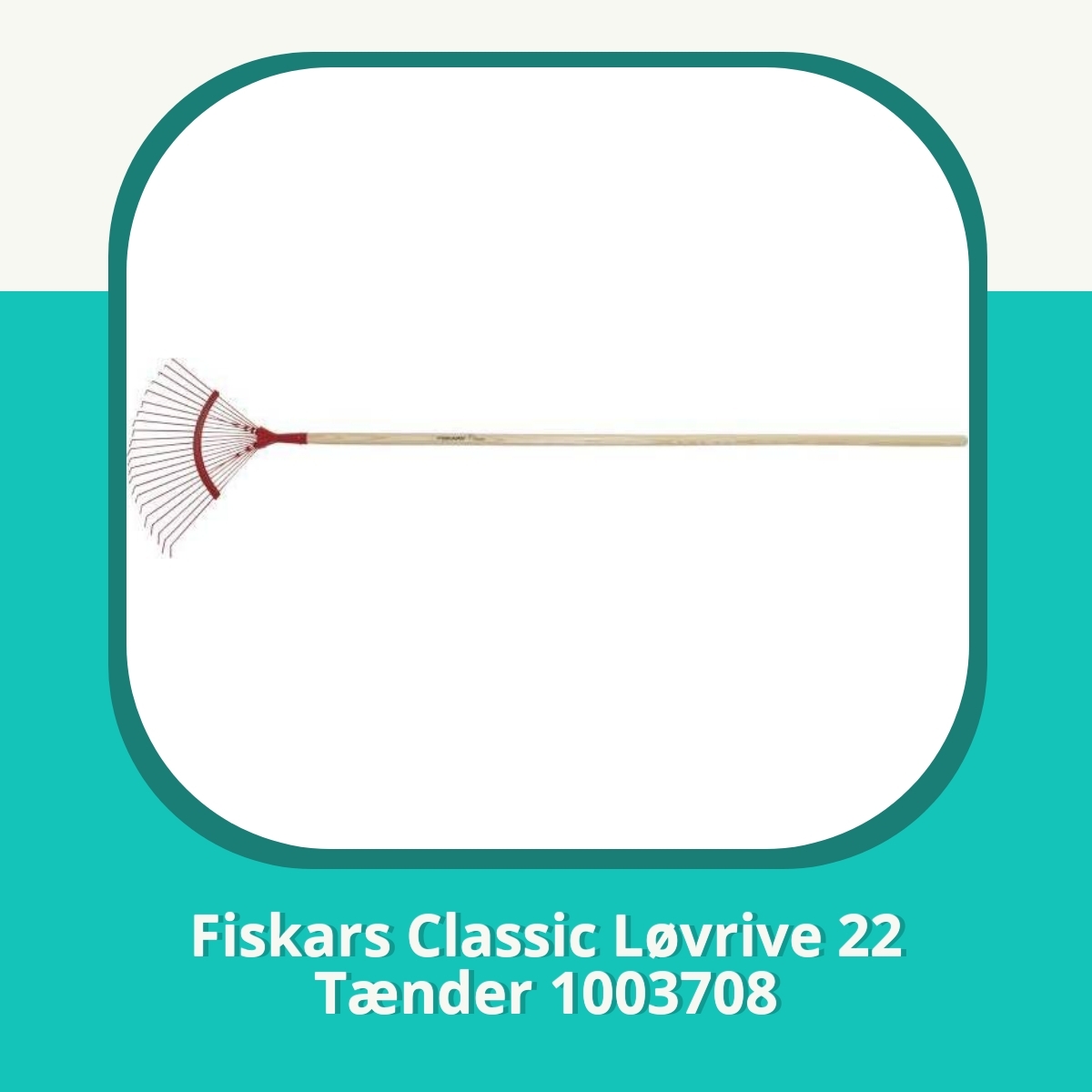 Anmeldelse af Fiskars Classic Løvrive 22 Tænder 1003708