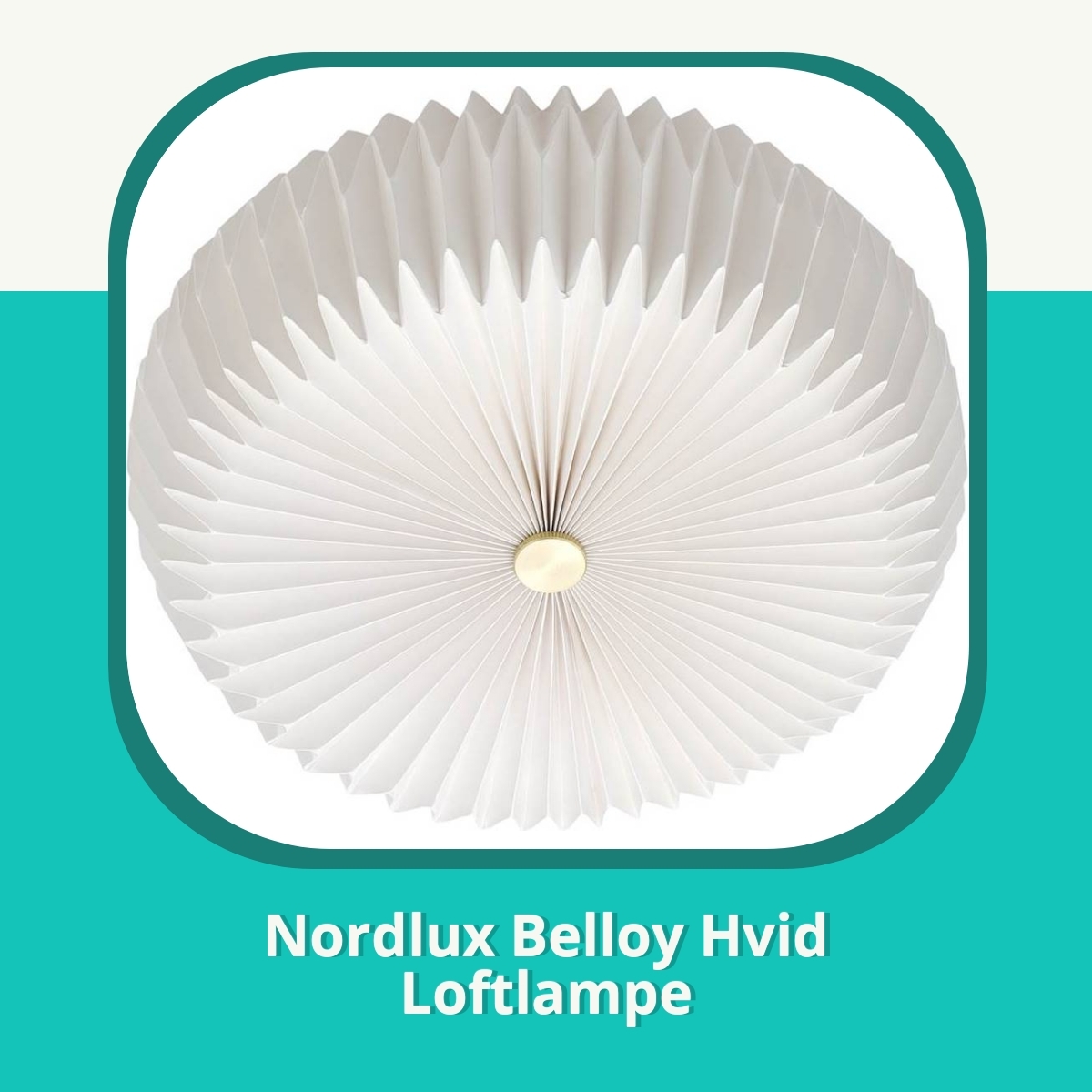 Anmeldelse af Nordlux Belloy Hvid Loftlampe
