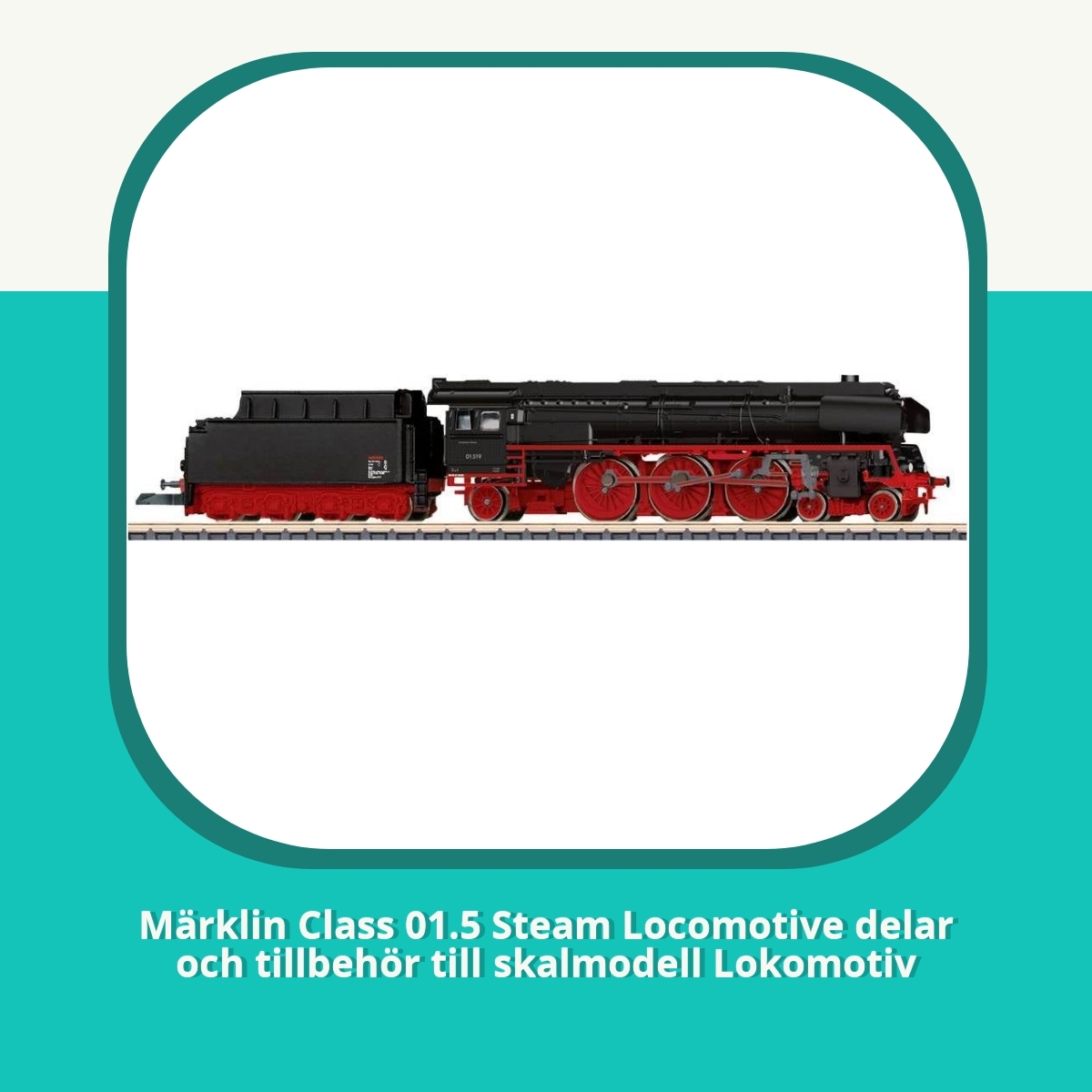 Recension af Märklin Class 01.5 Steam Locomotive delar och tillbehör till skalmodell Lokomotiv